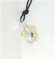 Pendente Roberto Giannotti Donna Angeli in Oro Diamante 0.01 Ct PZ582GB - PZ582GB